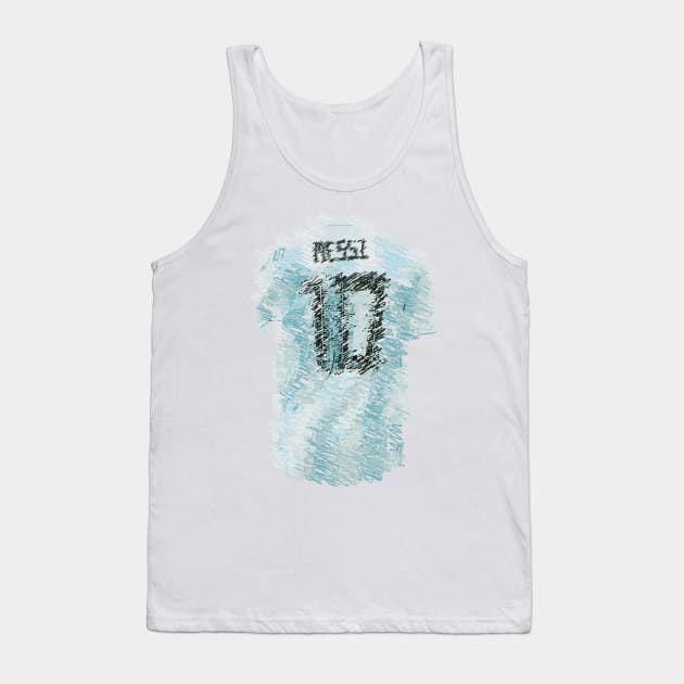 Argentina Lover Drawing Tank Top by Raimondi